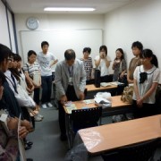 P1030445 実習生との打ち合わせ